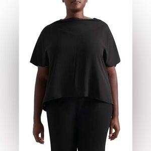 PARI PASSU Maura Top Plus Size 22 Black NWT
